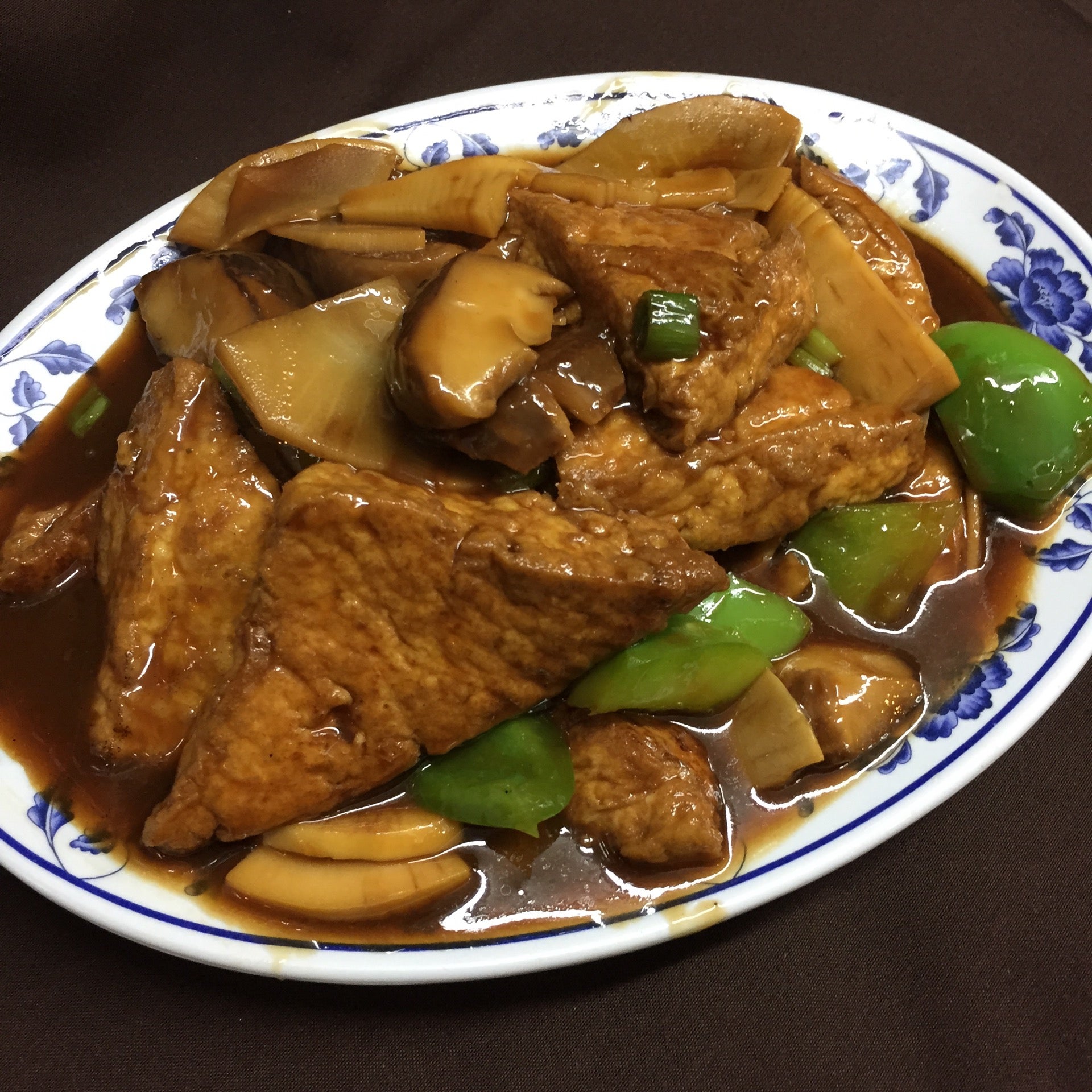 V10. Fried Tofu Family Style 家常豆腐| Liu's Shanghai Inc